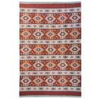 Tapete Sala Kilin Gashgai 200X300 Dupla Face Tribal 5 Orange - Tapetemagia