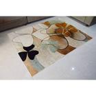 Tapete sala ou quarto Rayza148 X 200 Toque de seda Tipo Belga Antiderrapante Flor