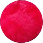 Tapete Sala Quarto Antiderrapante Macio Apolo Felpudo Pelo Baixo 1,5M Redondo Pink