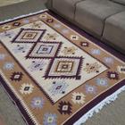 Tapete Turco Kilim Antep Dupla Face 02 Bege 1,00X1,40M