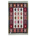 Tapete Turco Kilim Dupla Face - 80x150cm - Tapetes de Alta Qualidade para uma Decoração Exclusiva - Sofisticado de Estilo Clássico!