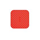 Tapete Vermelgo Protetor Silicone Quadrado Air Fryer Fritadeira 18,5 cm