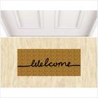 Tapete welcome 70x30cm medida porta ouro