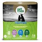 Tapetes Higiênicos p/Cachorro 80x60 cm Eliminador de odores 14 unidades- Petfresh