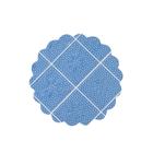 Tapetinhos azul fundo rendado para doces n 9 cm - 5000un