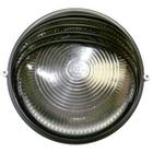 Tartaruga Circular 18cm Aluminio Pint. Epoxi E-27 1 Lamp. Max 60w Meia Cana Preta