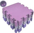 Tatame tons para menina 20 placas com bordas 50x50 10mm