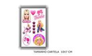 Tatuagem Temporária Barbie Infantil Colorido 4