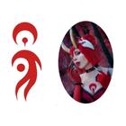 Tatuagem Temporária Blood Moon Evelynn Cosplay Lol