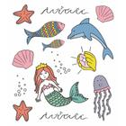Tatuagem Temporária Infantil - Sereia - Tatufun