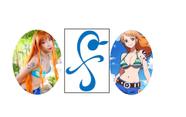 Tatuagem temporária One Piece Nami cosplay anime