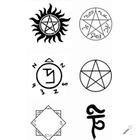 Tatuagem Temporária Símbolos Supernatural