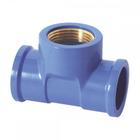 Te Azul Com Bucha De Latao Krona 25X3/4'' . / Kit C/ 20 Peças