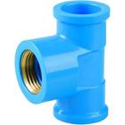 Tê Soldável LR B Lata Azul 20mm x 1/2" - Plastubos