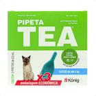 Tea Pipeta 0,5ml Antiparasitário Gatos Até 4kg - 3 Pipetas