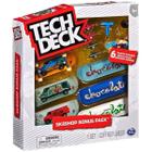Tech DECK SK8SHOP PACK com 6 Skate Acessorios Chocolate SUNNY 2892