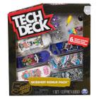 Tech Deck Skate de Dedo Bonus Pack c/ 6 Skates Santa Cruz