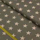 Tecido Blend de Linho para Patchwork - Estrelas Cor 07 (0,50x1,50)