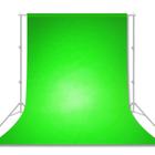 Tecido de Fundo Infinito Chroma Key Algodão Verde 1.8x2.8m para Estúdio Fotográfico