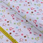 Tecido Estampado para Patchwork - Candy Christmas 04 (0,50x1,40)