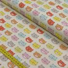 Tecido Estampado para Patchwork - Cat Lovers: Cat 4 (0,50x1,40) - Fabricart