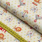 Tecido Estampado Para Patchwork - Circo Cor 2754 (0,50X1,50)