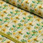 Tecido Estampado para Patchwork - Clube Mais Criativo : Floral Verde 82877 (0,50x1,50)