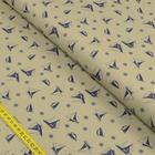 Tecido Estampado para Patchwork - Essentials Barco Fundo Bege (0,50x1,50)