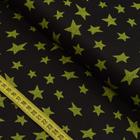 Tecido Estampado para Patchwork - Estrelas Neon : Estrelas Amarela (0,50x1,50)