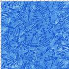 Tecido Estampado para Patchwork - Fantasia Airton Spengler: Textura Azul (0,50x1,40) - Fernando Maluhy