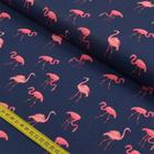 Tecido Estampado para Patchwork - Flamingo: Flamingo Poá Cor 01 (0,50x1,40)