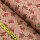 Tecido Estampado para Patchwork - I Love Roses by MC Design : Rosas Rose (0,50x1,40) - Fernando Maluhy