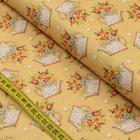 Tecido Estampado para Patchwork - Picnic : Regadores (0,50x1,40) - Fuxicos e Fricotes