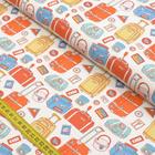 Tecido Estampado para Patchwork - Travel: De Malas Prontas (0,50x1,40) - Fabricart