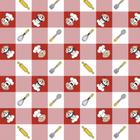 Tecido Estampado para Patchwork - Turma da Mônica: Cozinha Xadrez (0,50x1,40)