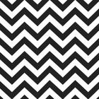 Tecido Jacquard Estampado Chevron Preto - 2,80m de Altura (Desenho Sentido Largura)