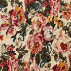 Tecido Jacquard Estampado Floral Colorido - 2,80m de Largura