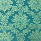 Tecido Jacquard Verde Medalhão 2.80m de Largura - Sua Casa Decor