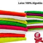 Tecido Laise Bordada 100 algodão 1m x 1,40m Largura Padrão