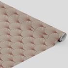 Tecido Oxford Estampado Art Deco Leque Rosé - 1,40m - Core Decore