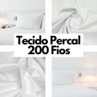 Tecido Para Lençol Percal 100% ALG. 200fios Macio 2,50x1,0