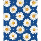 Tecido Tricoline p/ Patchwork - Floral Daisy Azul - Ref: 351997 - 2288 Circulo - 1 Metro x 1,50mts