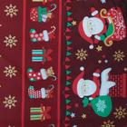 Tecido Tricoline Vermelho Natal, Paipai Noel 50cm x 1,40m