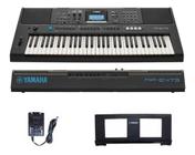 Teclado Arranjador Yamaha PSR-E473 61 Teclas Sensitivas - Preto *