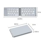 Teclado Bluetooth Dobrável Teclado Sem Fio Portátil Mini Bt Para Android Windows Pc Tablet