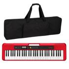 Teclado Casio Arranjador Casiotone CT-S200 Red/ Vermelho + Capa