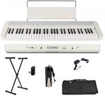 Teclado Casio Casiotone CT-S1 61 teclas Bluetooth Branco + Suporte + Capa + Pedal