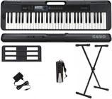 Teclado Casio Casiotone CT-S300 61 Teclas Preto + Suporte + Pedal Sustain