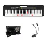 Teclado Casio Casiotone LK-S250 Microfone e Luminária Kit