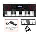 Teclado Casio Digit Arranjador Ct X3000 + Pedal Sustain Sp20